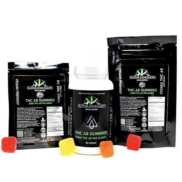 THC Delta8 Gummies Alpine Dispensary in Helen,