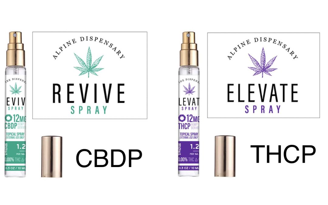 CBDp and THCp Transdermal Sprays:  Revive and Elevate