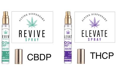 CBDp and THCp Transdermal Sprays:  Revive and Elevate