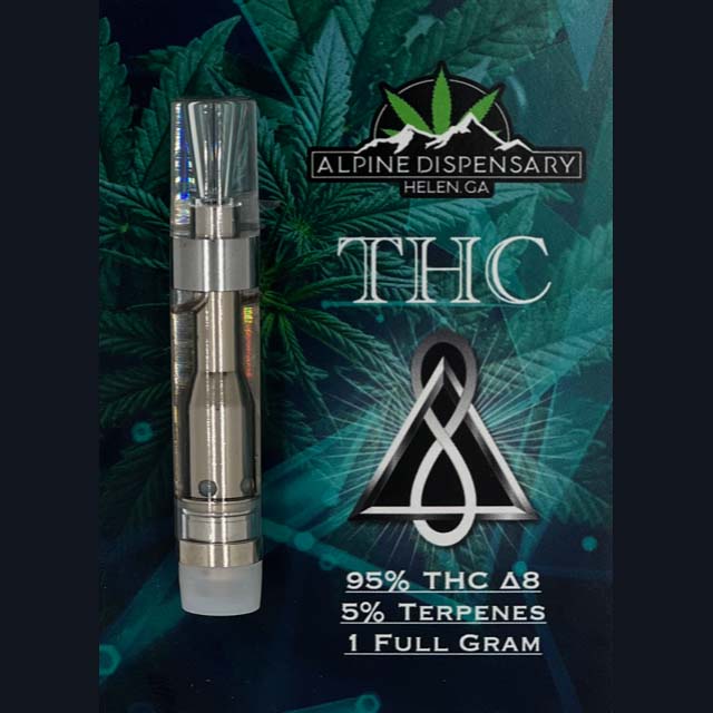 Delta 8 THC Vape Cartridge 95% ∆8 – Gorilla Glue - Alpine Dispensary in  Helen, Georgia