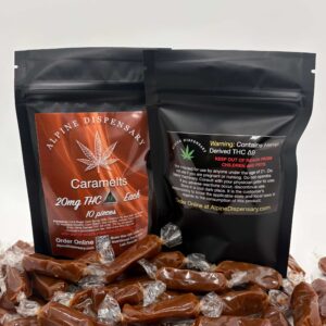 Delta-9 Caramelts (10ct) – 20mg D9 THC per piece