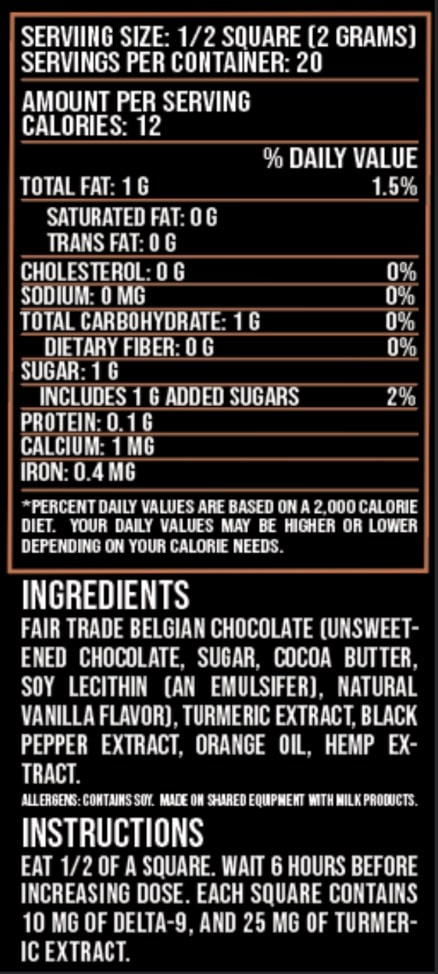 Orange Dark Chocolate Pain Mini Square - Image 2