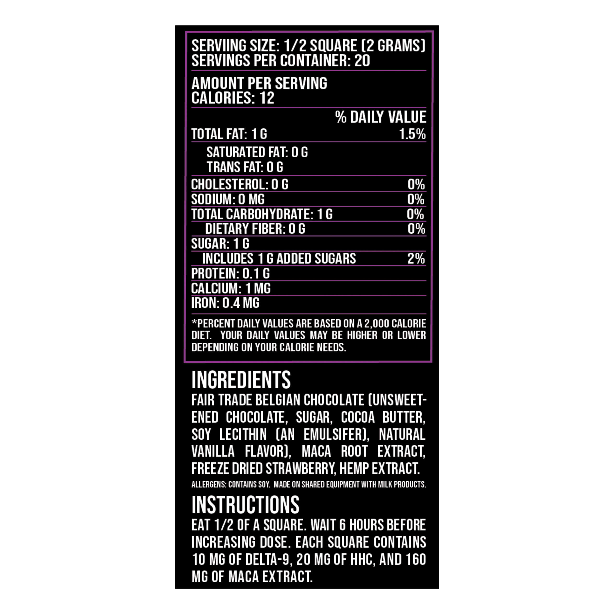 Strawberry Dark Chocolate Passion Bar - Image 2