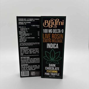 Exotic Indica Live Rosin Chocolate Bar